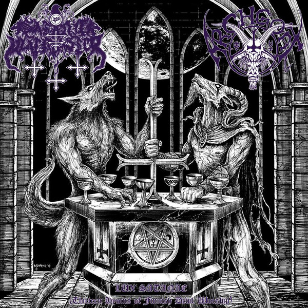 Satanic Warmaster / Archgoat – Split LP (2015)