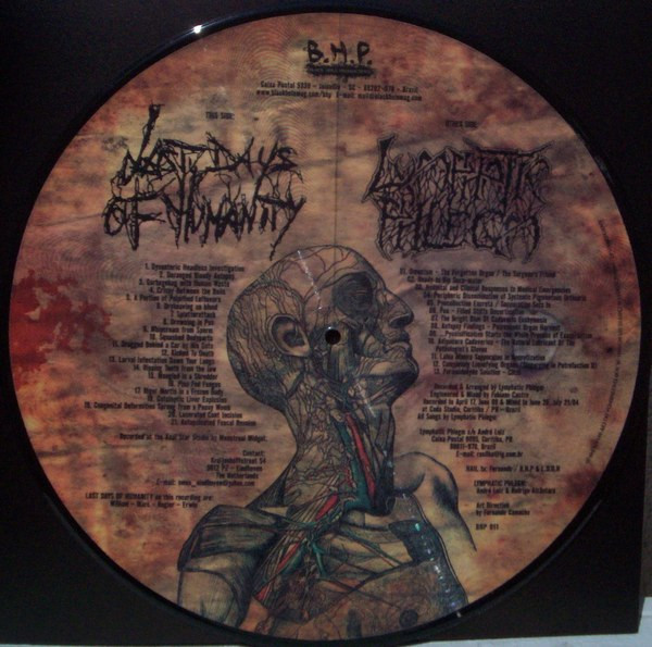 Last Days Of Humanity / Lymphatic Phlegm – Split LP (2004)