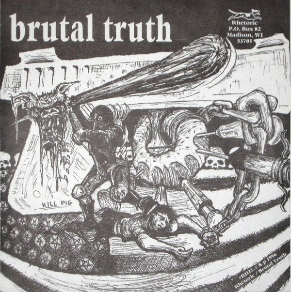 Brutal Truth / Spazz – Split 7″ (1996)